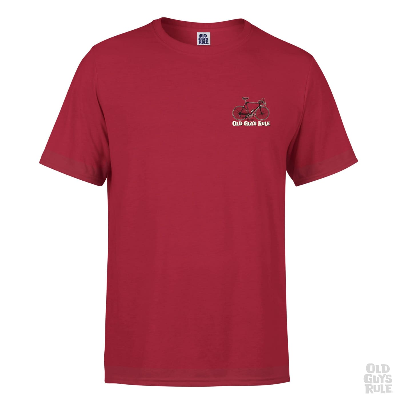 Old Guys Rule Cranky T-Shirt - Cardinal Red