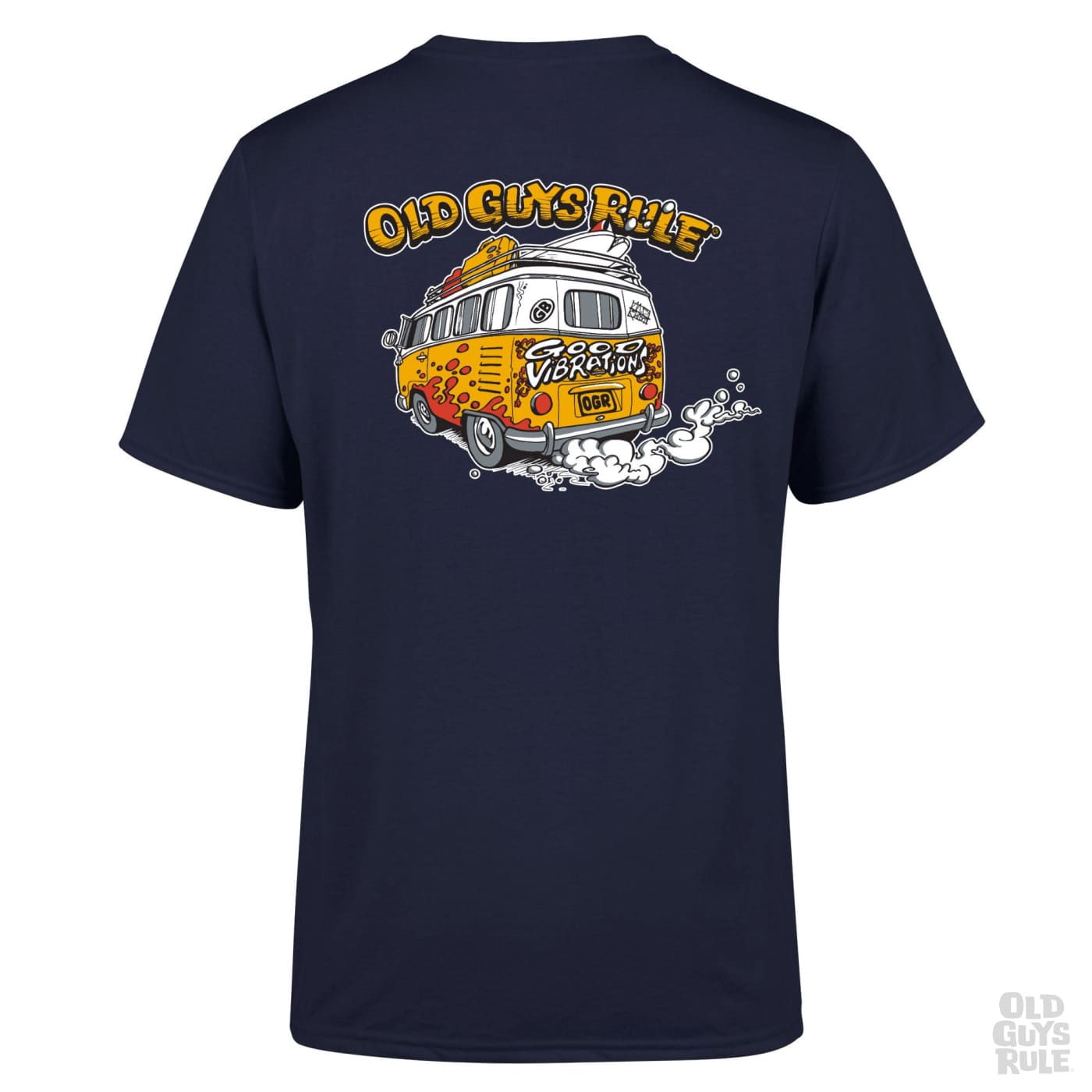 Old Guys Rule 'Good Vibrations IV' T-Shirt - Navy