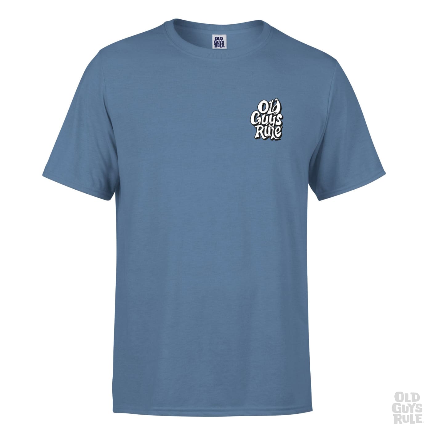 Old Guys Rule Old Dogs Rule III T-Shirt - Indigo Blue