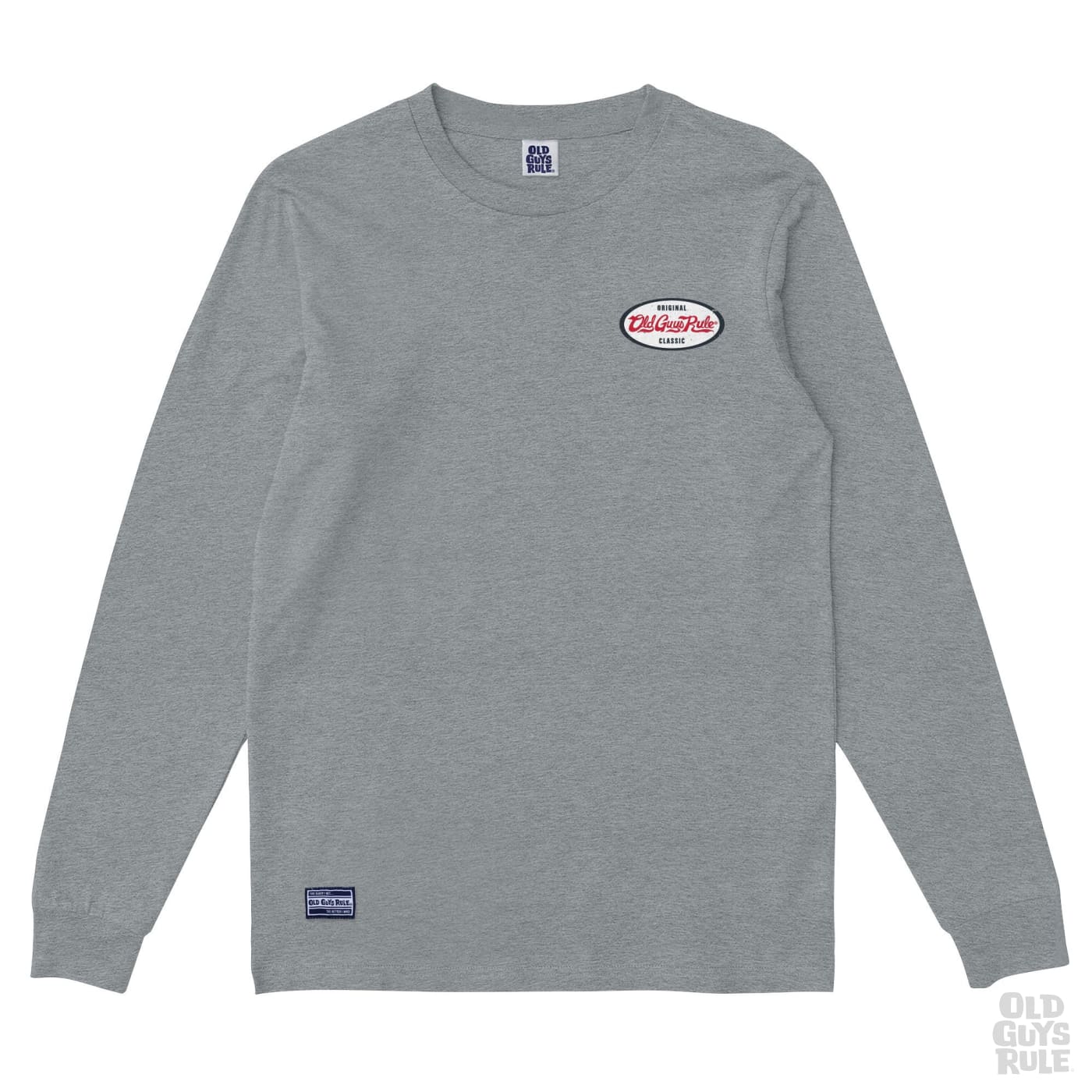 Old Guys Rule Original Classic Long Sleeve T-Shirt - Sport Grey