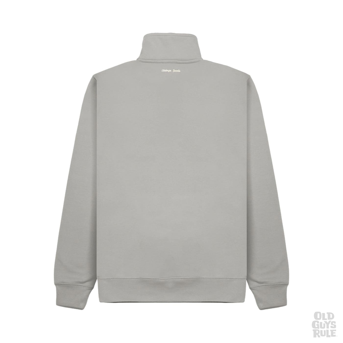 Old Guys Rule Stacked Logo 1/4 Zip - Silver