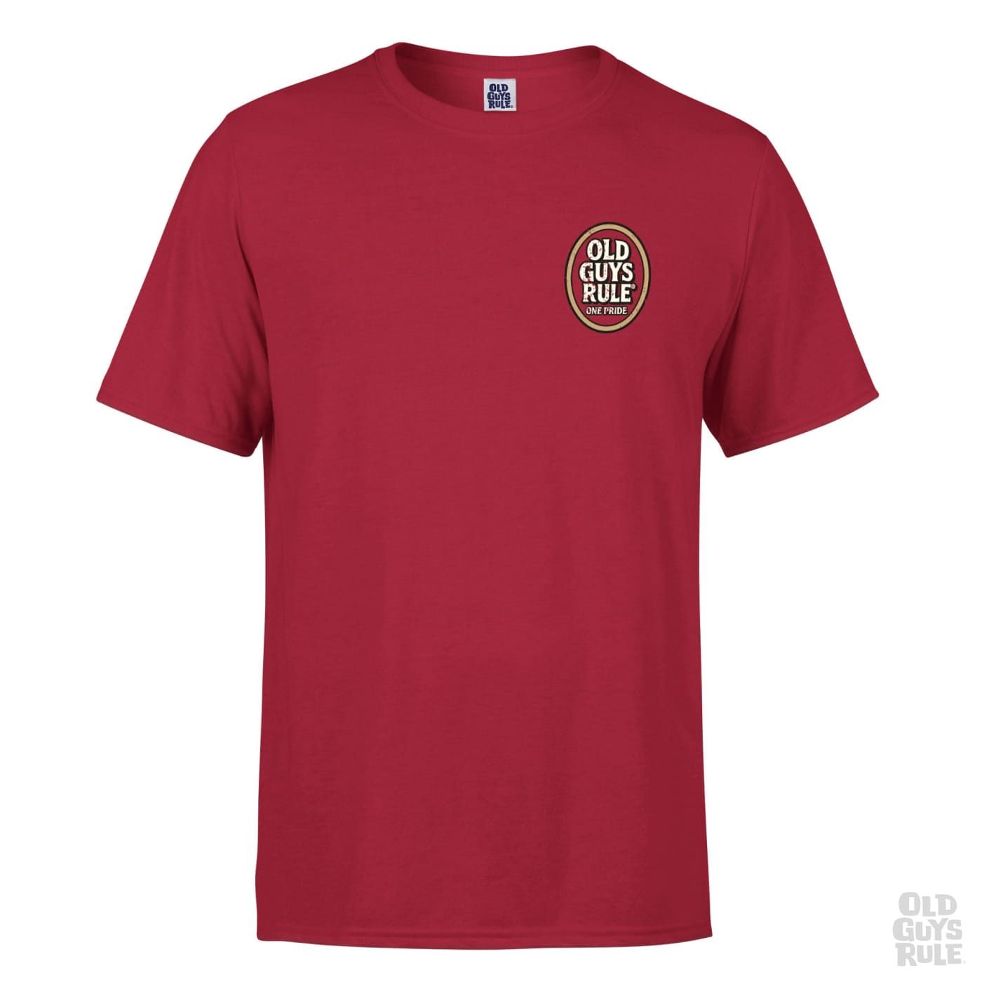 Old Guys Rule Still Roaring T-Shirt - Cardinal Red