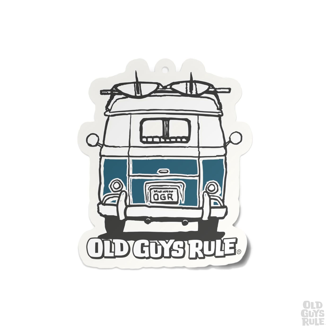 Old Guys Rule Good Vibes Air Freshener