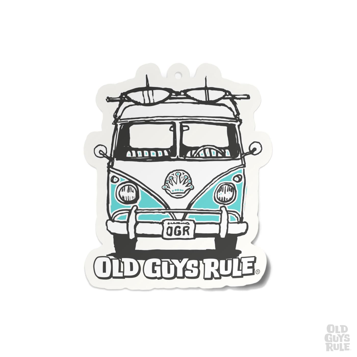 Old Guys Rule Good Vibes Air Freshener