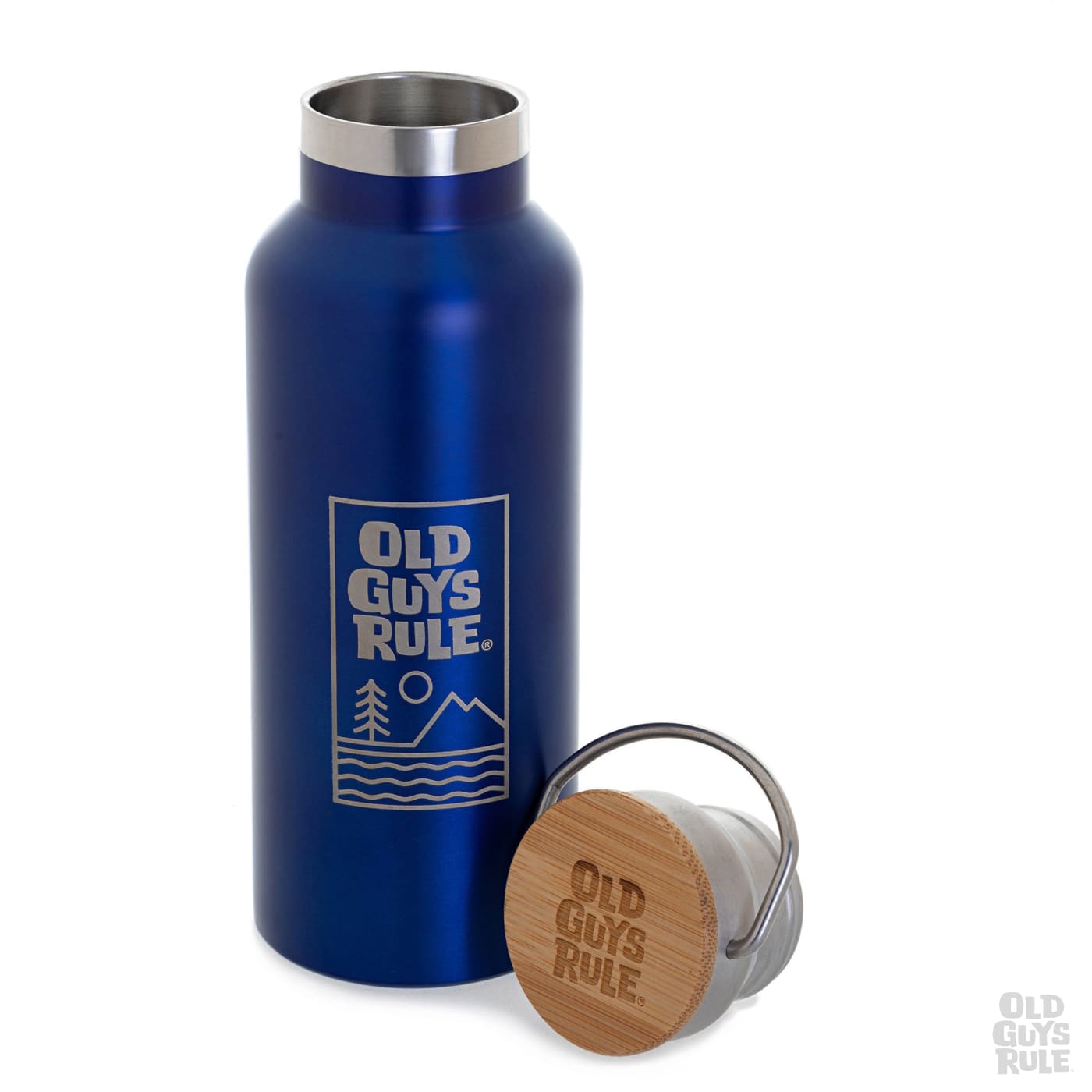Old Guys Rule Summit & Sea Vacuum Flask Indium Navy