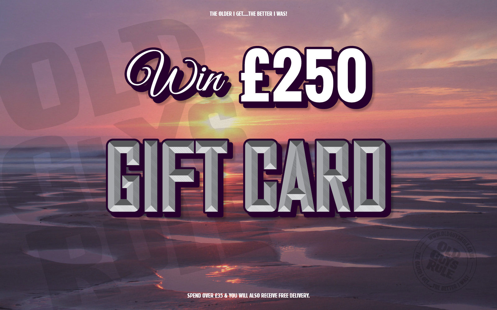 Win £250 Gift Card Banner