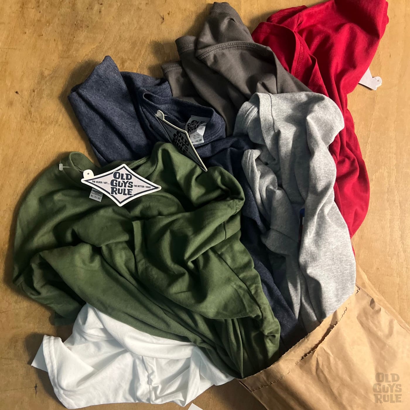 Old Guys Rule Garage T-Shirts - Mixed