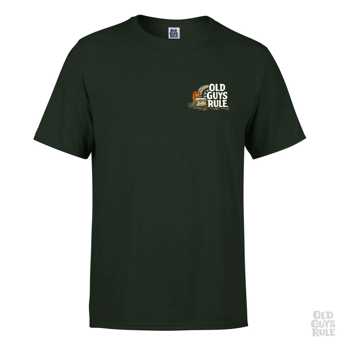 Old Guys Rule Dirty Weekend V T-Shirt - Forest