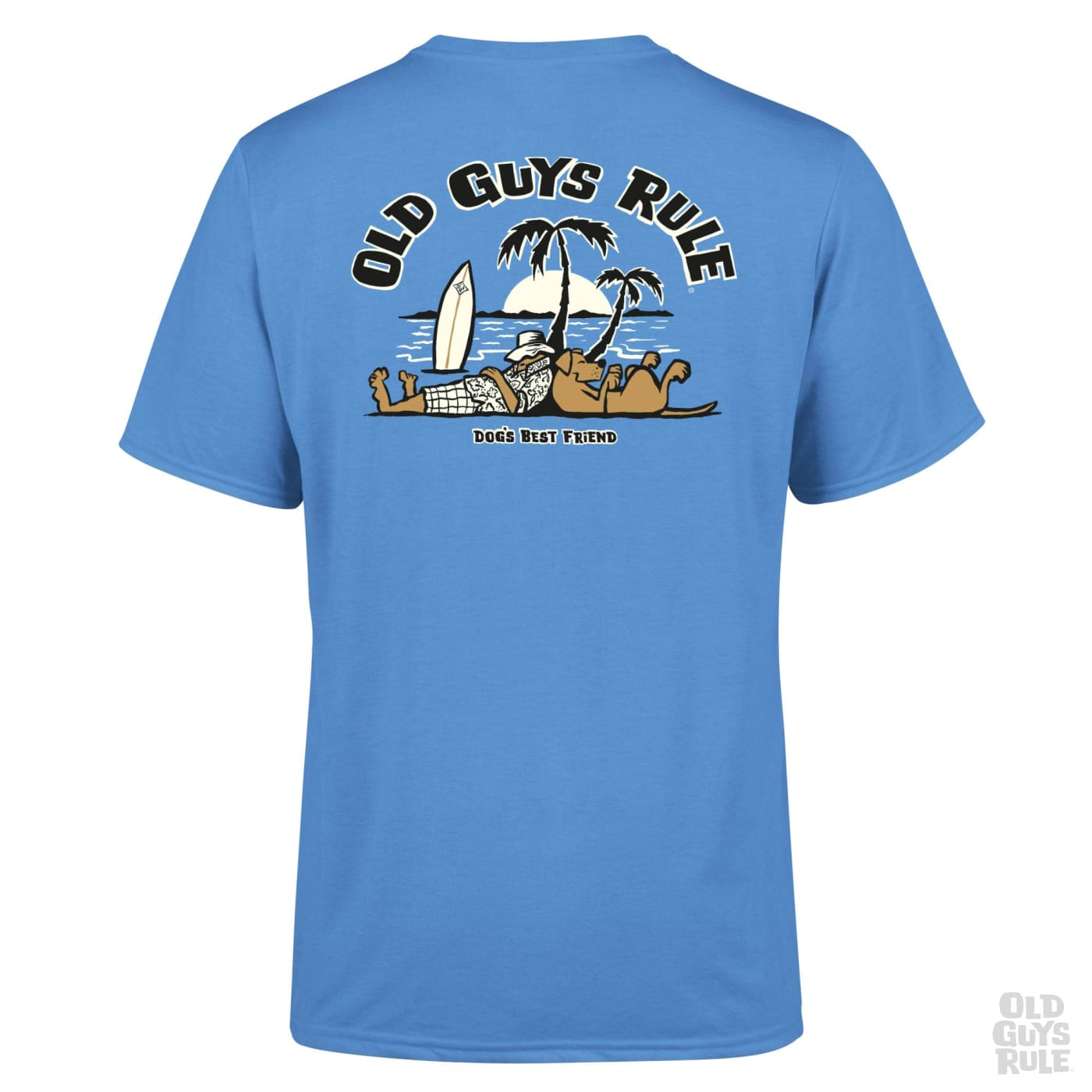 Old Guys Rule Dogs Best Friend II T-Shirt - Iris