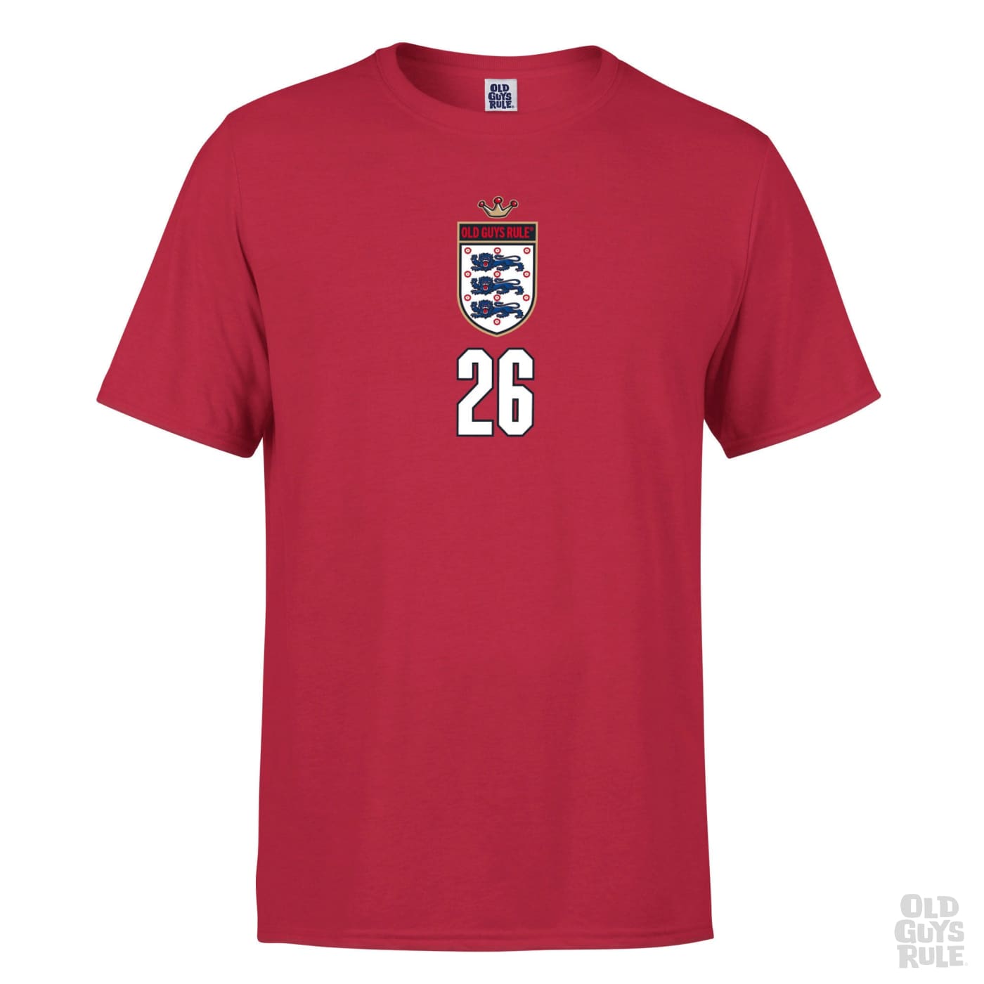 Old Guys Rule Home Coming - Away  T-Shirt - Red