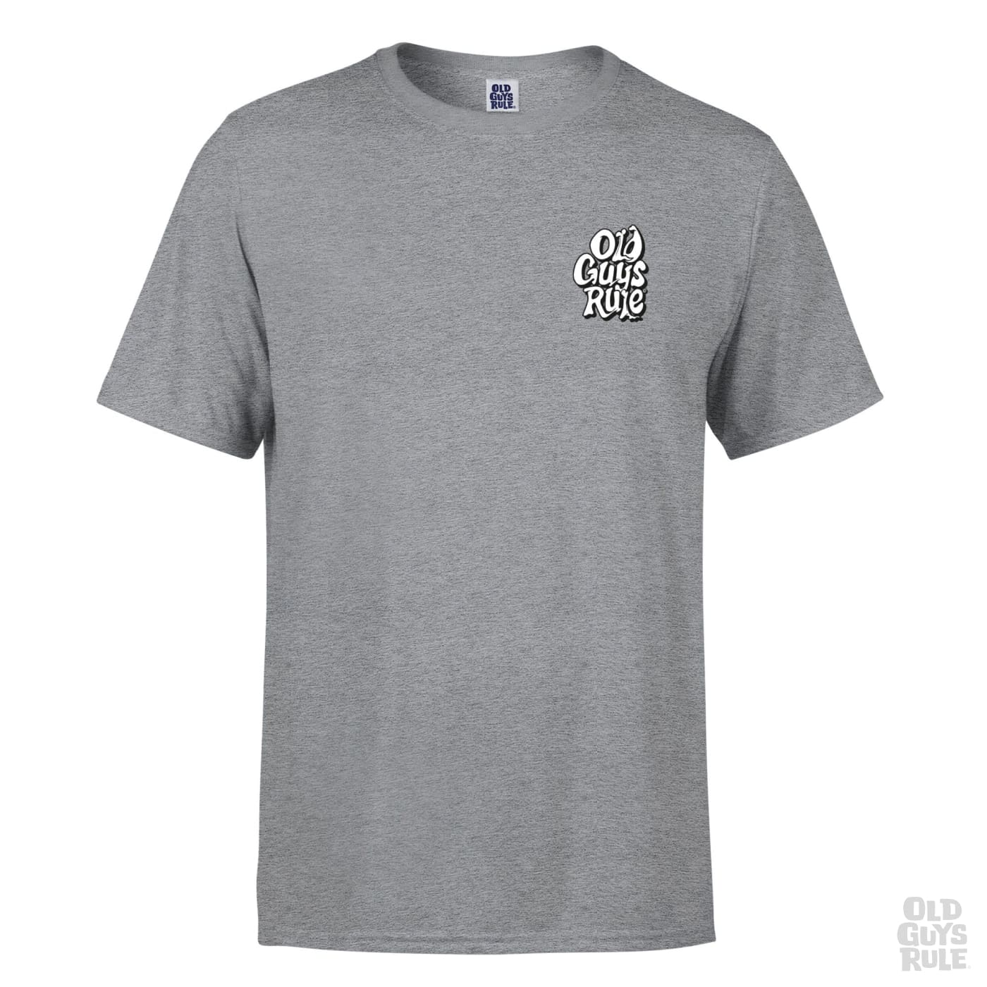 Old Guys Rule Old Dogs Rule III T-Shirt - Sports Grey