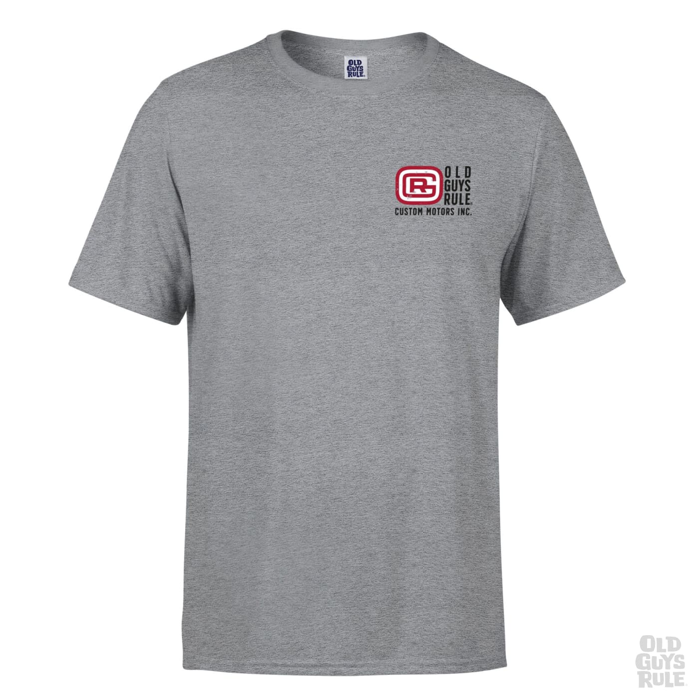 Old Guys Rule Old Guys Garage T-Shirt - Sports Grey