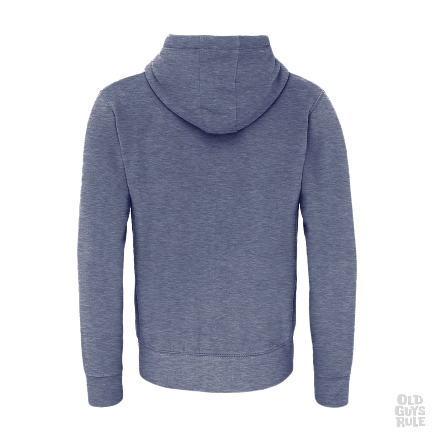 Old Guys Rule Original Classic Pop Hoodie - Heather Navy