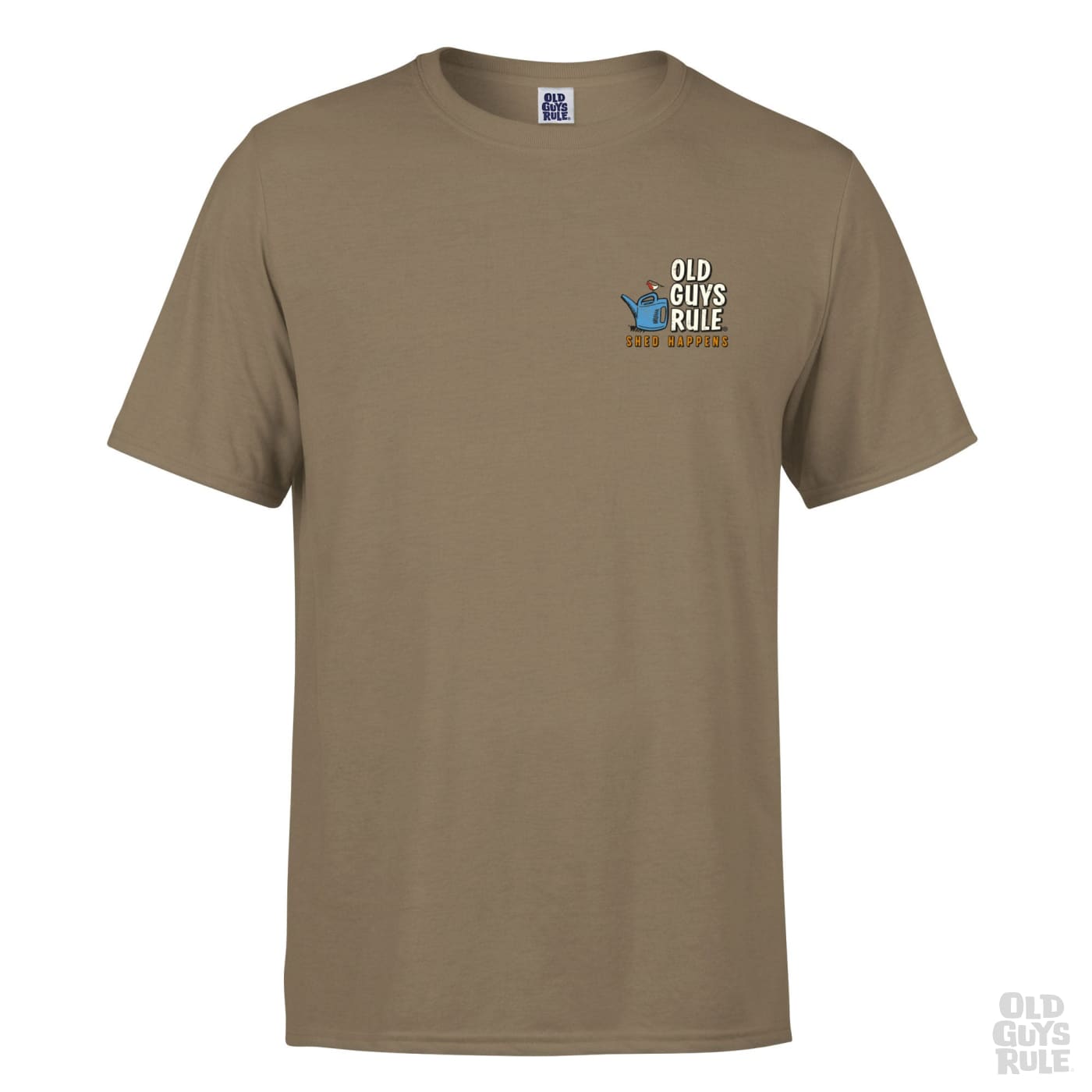 Old Guys Rule Shed Happens III T-Shirt - Prairie Dust