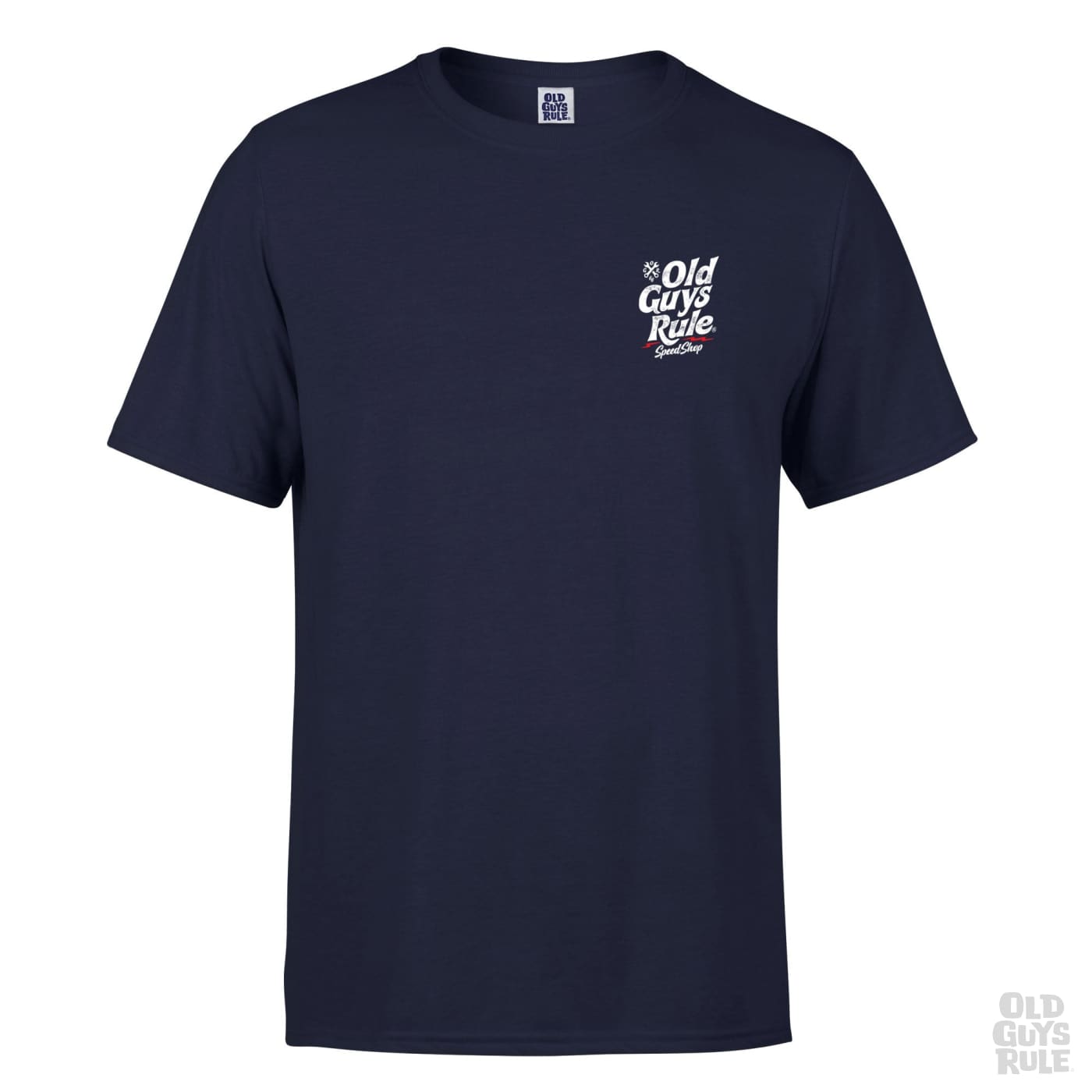 Old Guys Rule Speed Shop T-Shirt - Navy