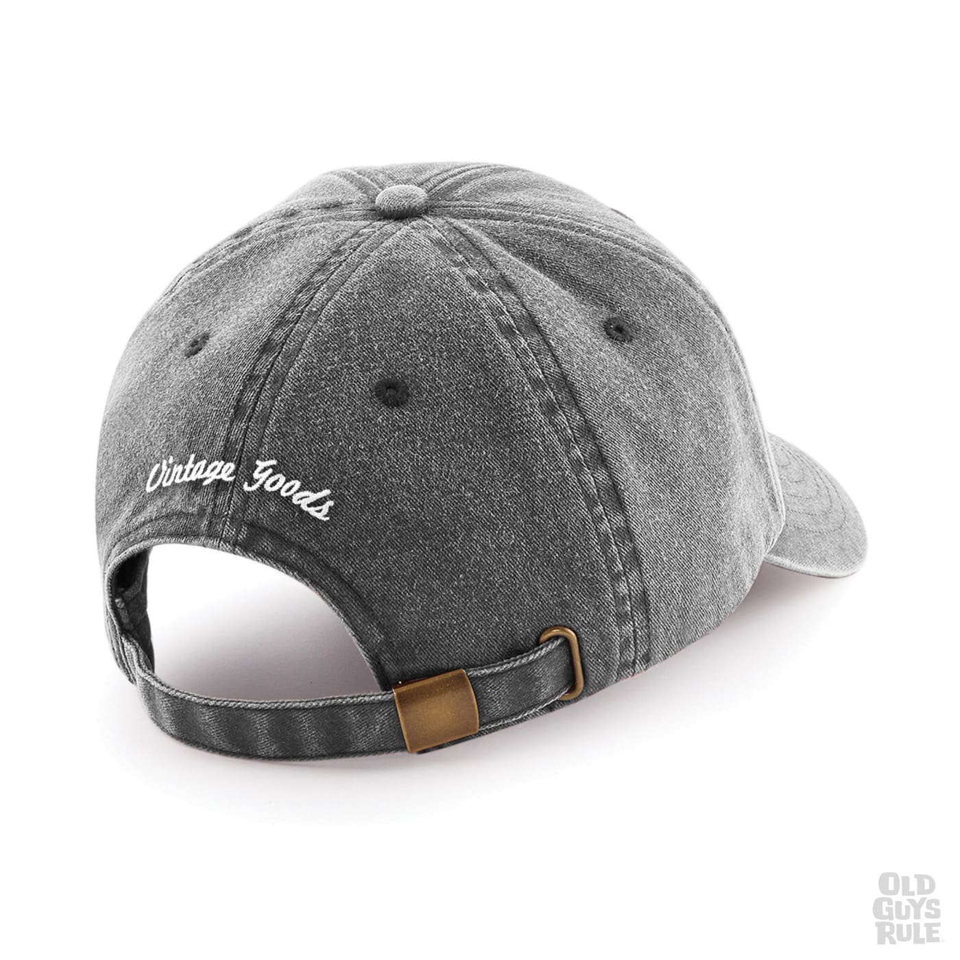 Old Guys Rule Stacked Logo Cap - Vintage Black