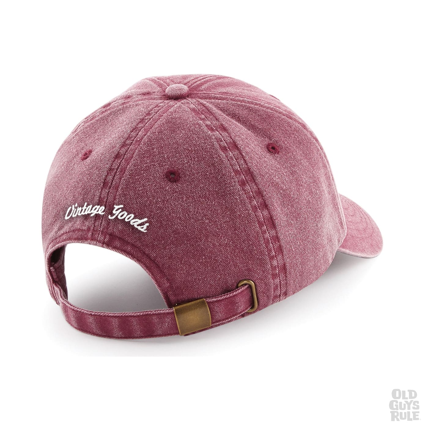 Old Guys Rule Stacked Logo Cap - Vintage Cardinal Red