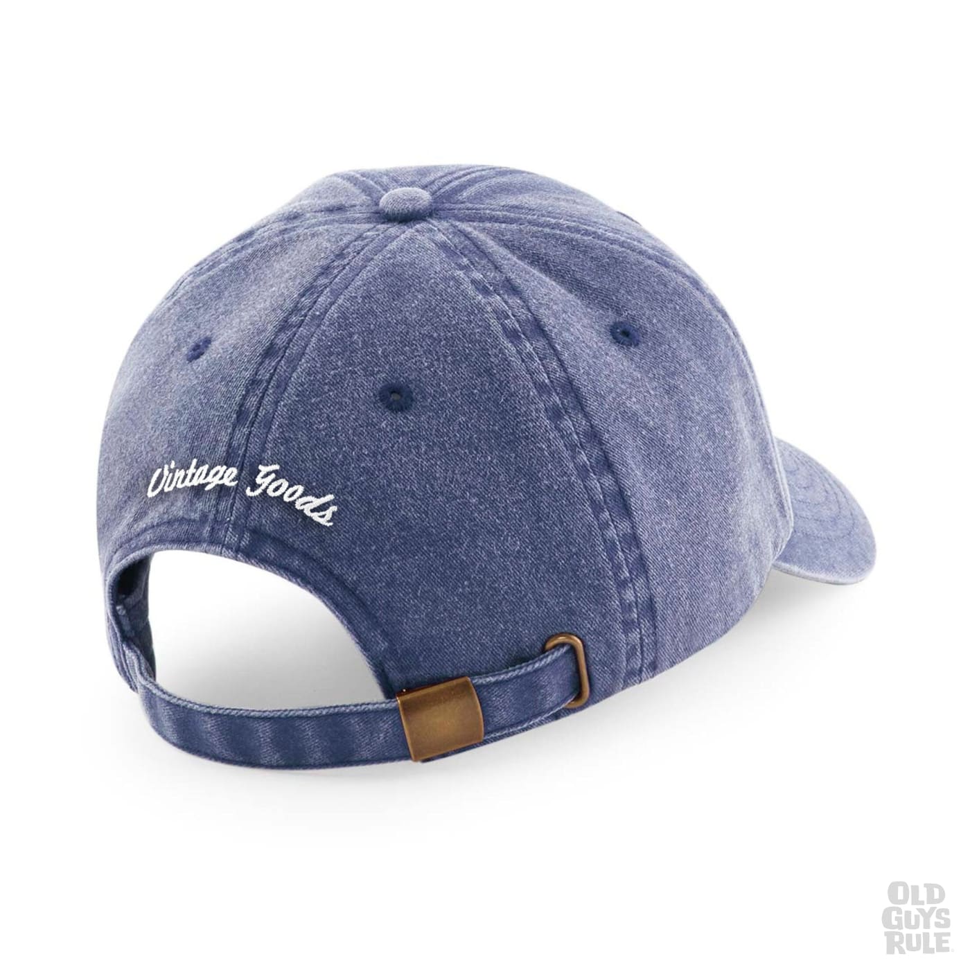 Old Guys Rule Stacked Logo Cap - Vintage Denim