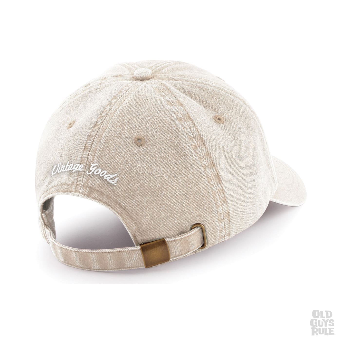 Old Guys Rule Stacked Logo Cap - Vintage Sand