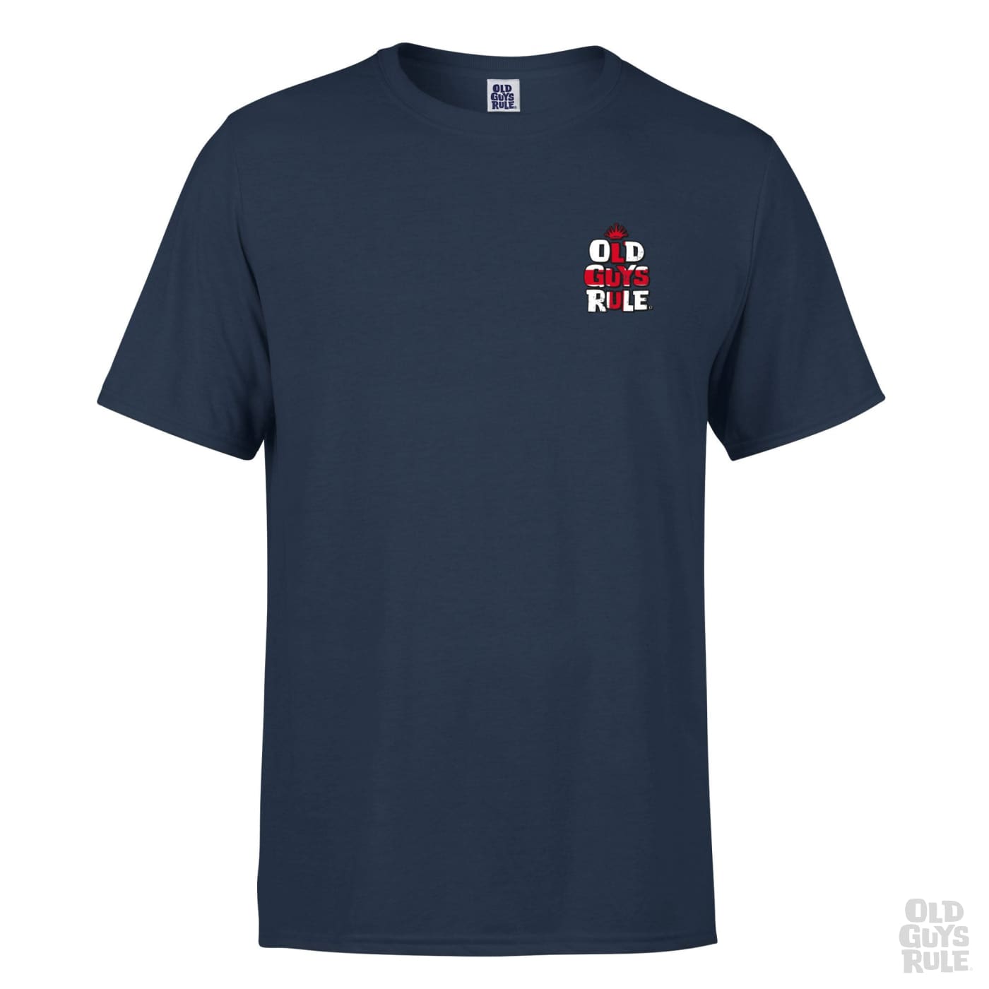 Old Guys Rule Stacked Logo Home Nations - England T-Shirt - Blue Dusk