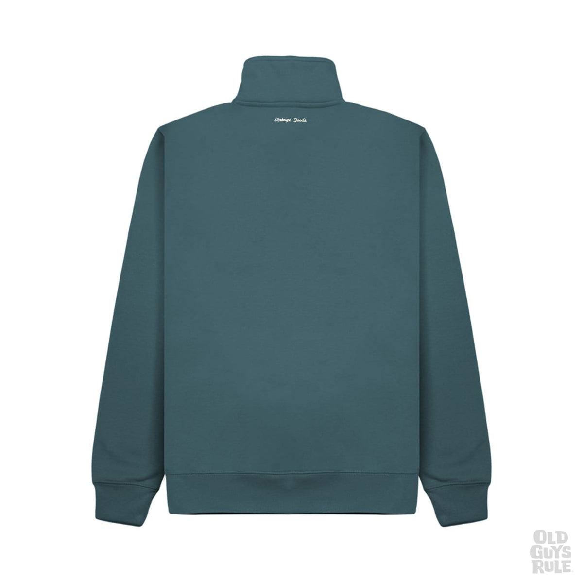 Old Guys Rule Stacked Logo 1/4 Zip - Denim Blue