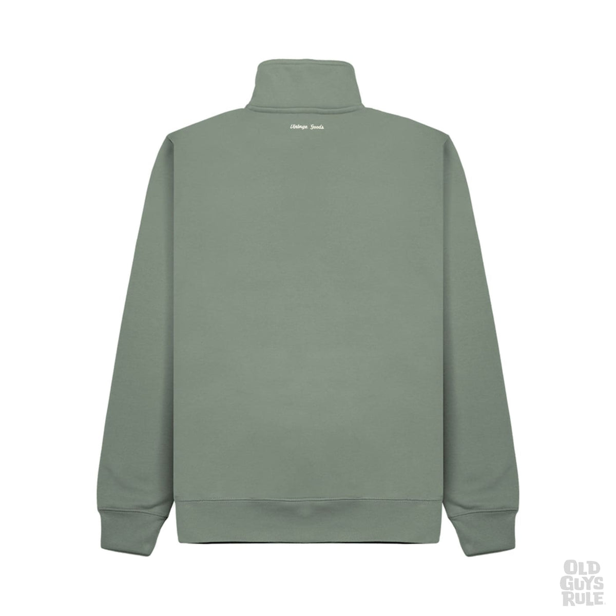 Old Guys Rule Stacked Logo 1/4 Zip - Moss