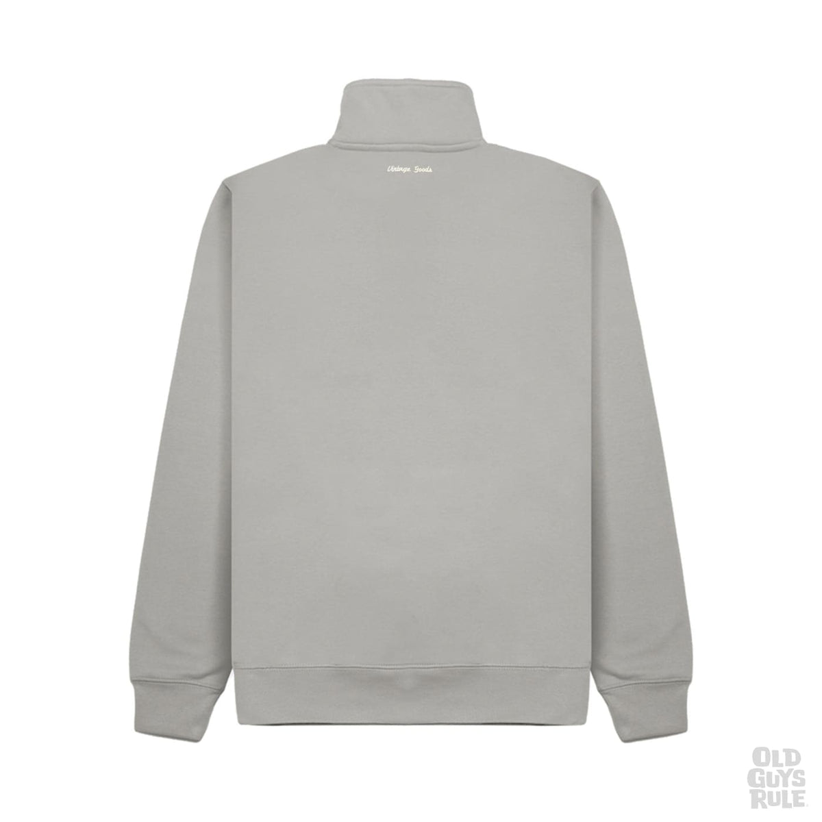 Old Guys Rule Stacked Logo 1/4 Zip - Silver