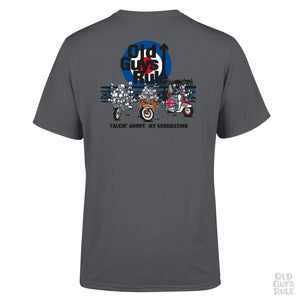 Old Guys Rule Talkin' About My Generation II T-Shirt - Charcoal