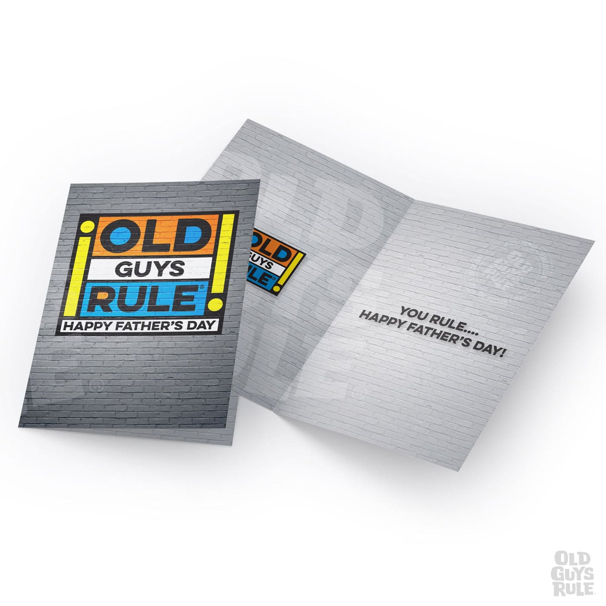 Old Guys Rule Top of the Pops II Father's Day Greetings Card