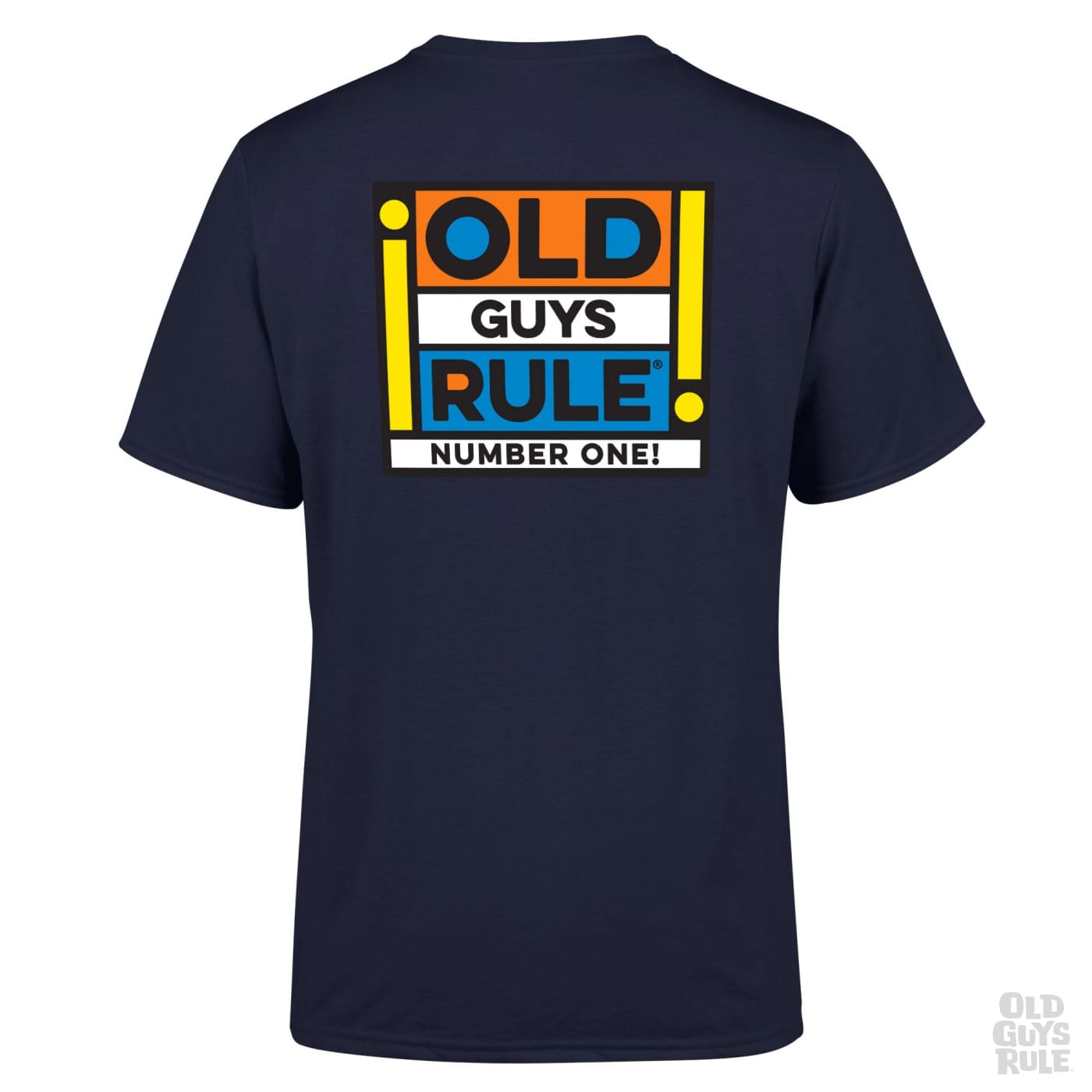 Old Guys Rule Top of the Pops II T-Shirt - Navy