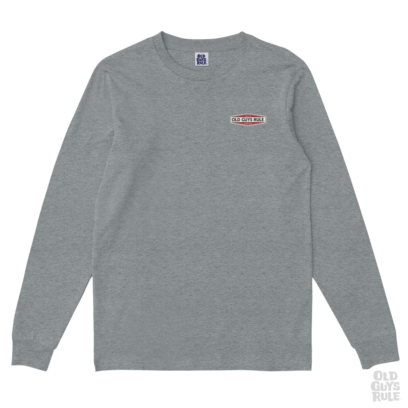 Old Guys Rule Aged To Perfection II Long Sleeve T-Shirt - Sport Grey. Grumpy old git. Gifts for dads. Christmas gifts for dad. Christmas gifts for him. 
