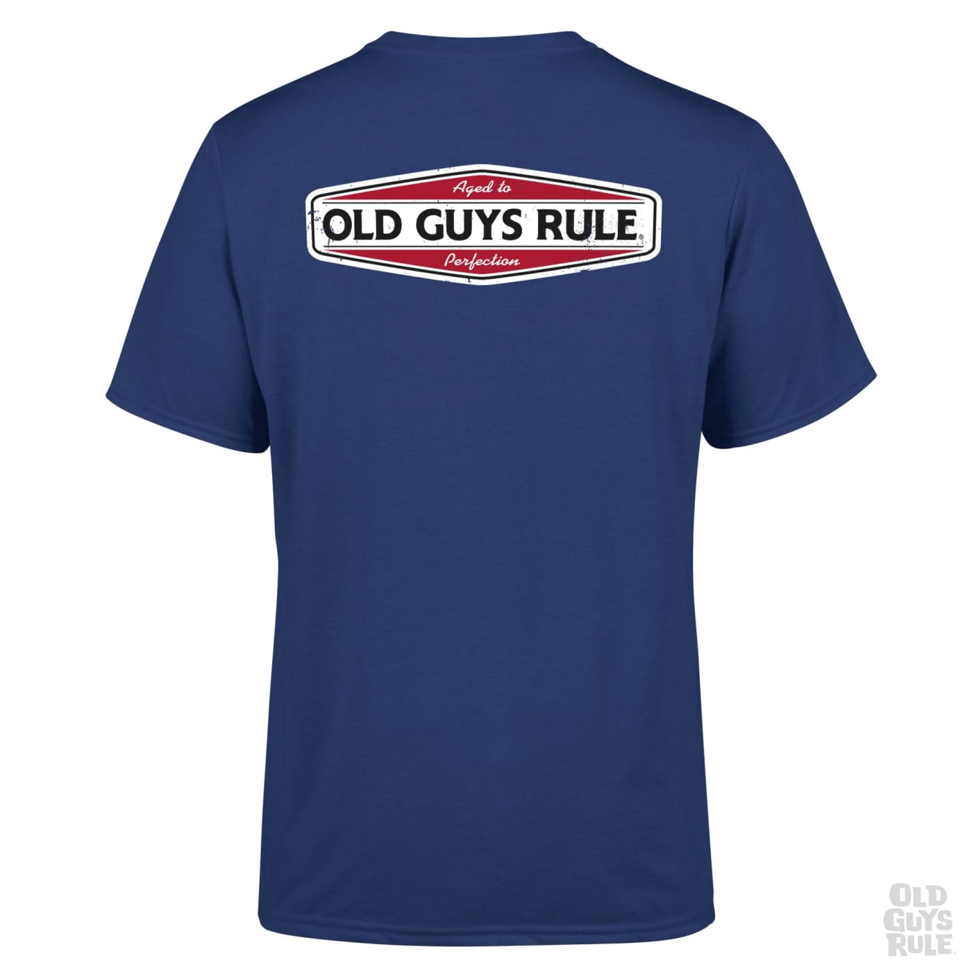 Old Guys Rule Aged To Perfection II T-Shirt - Metro Blue