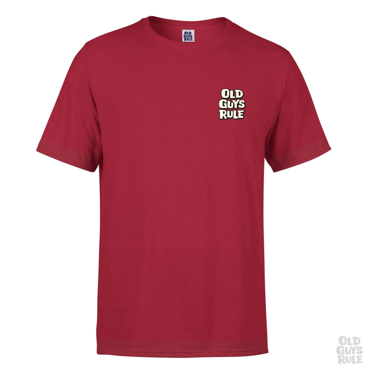 Old Guys Rule 'Been Around The Block' T-Shirt - Cardinal Red