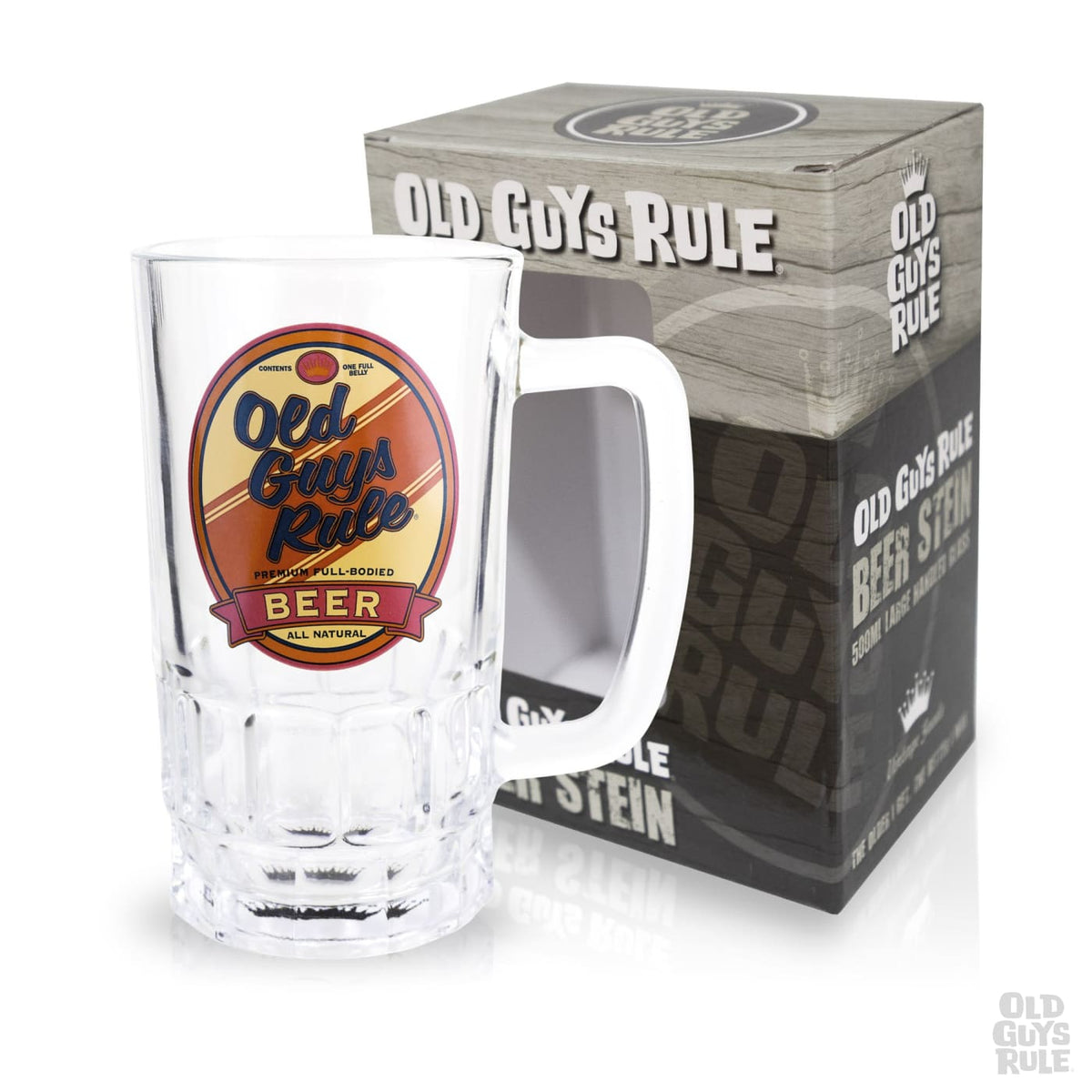 Old Guys Rule Beer Belly Beer Stein