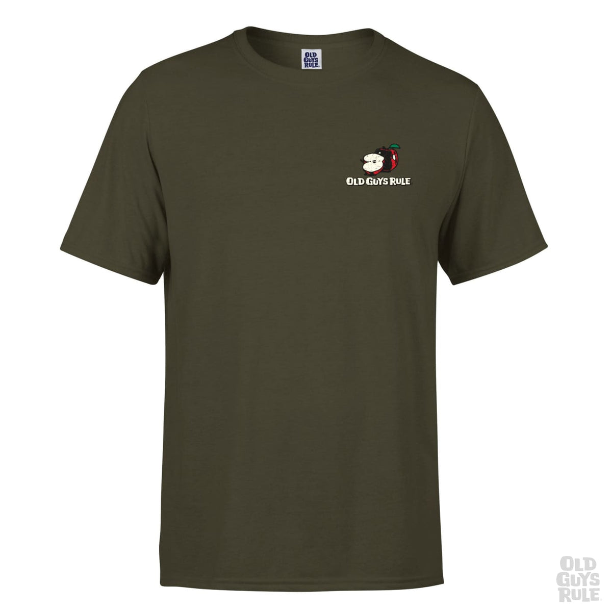 Old Guys Rule Five-A-Day III T-Shirt - Olive