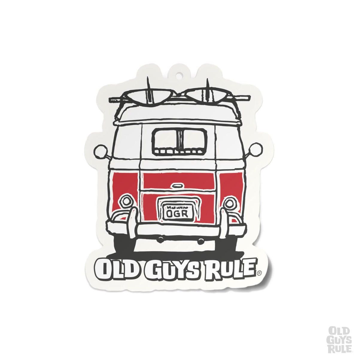 Old Guys Rule Good Vibes Air Freshener