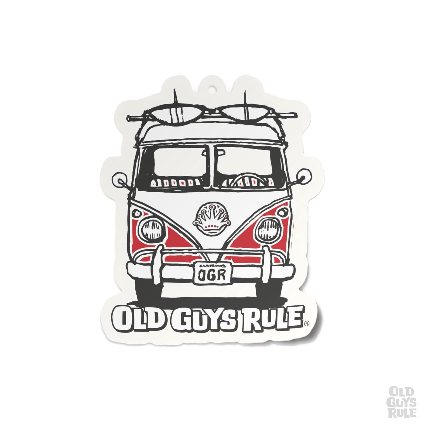 Old Guys Rule Good Vibes Air Freshener