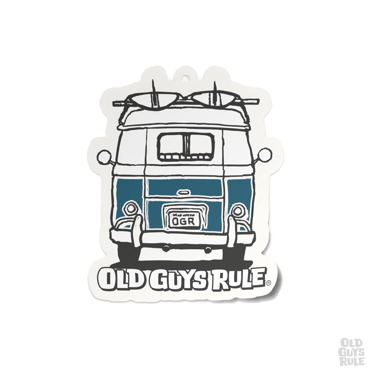 Old Guys Rule Good Vibes Air Freshener