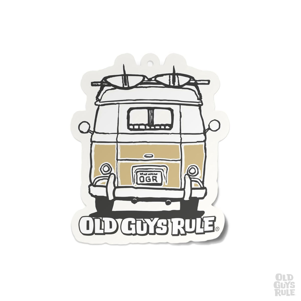 Old Guys Rule Good Vibes Air Freshener
