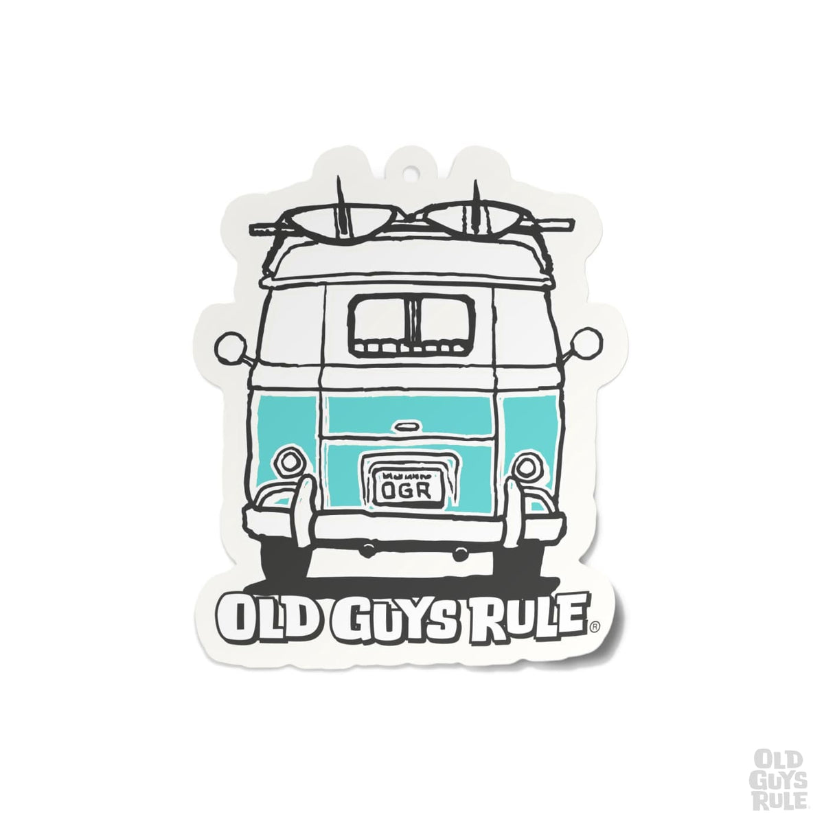 Old Guys Rule Good Vibes Air Freshener