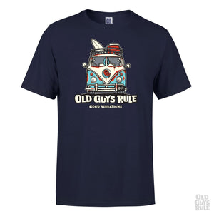 Old Guys Rule Good Vibes III T-Shirt - Navy
