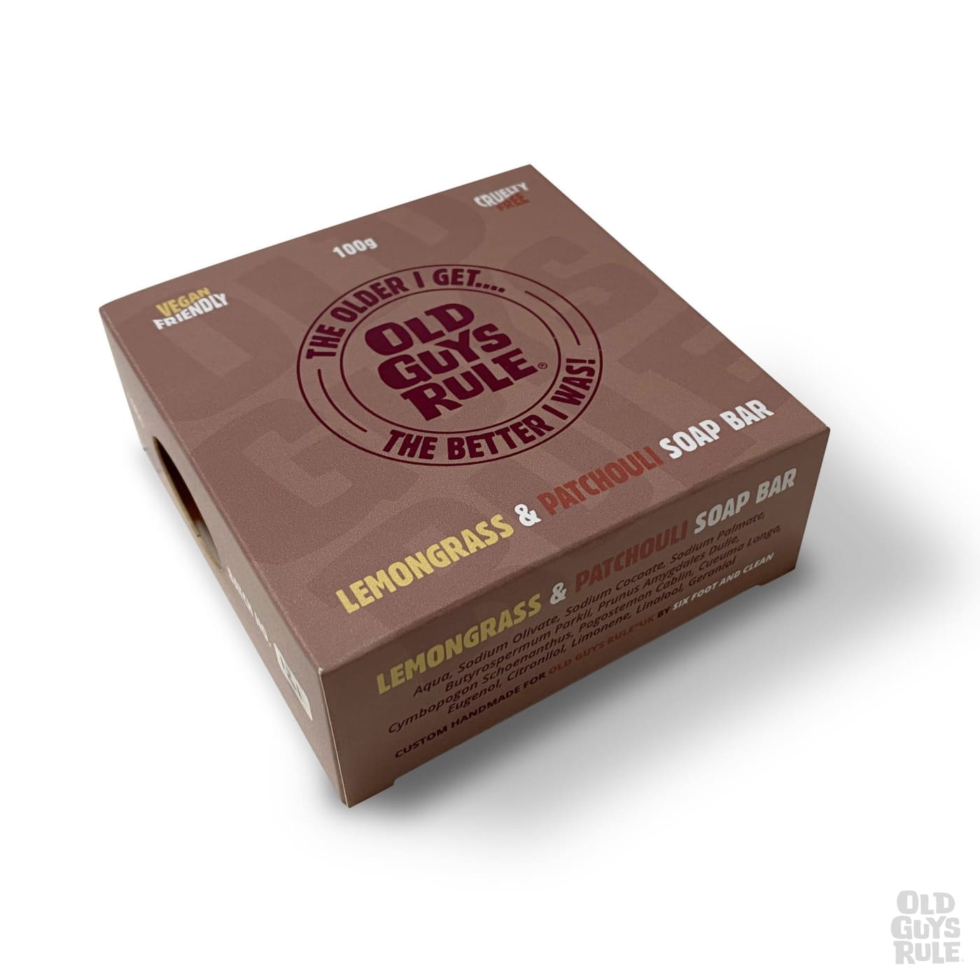 Old Guys Rule Lemongrass & Patchouli Soap Bar