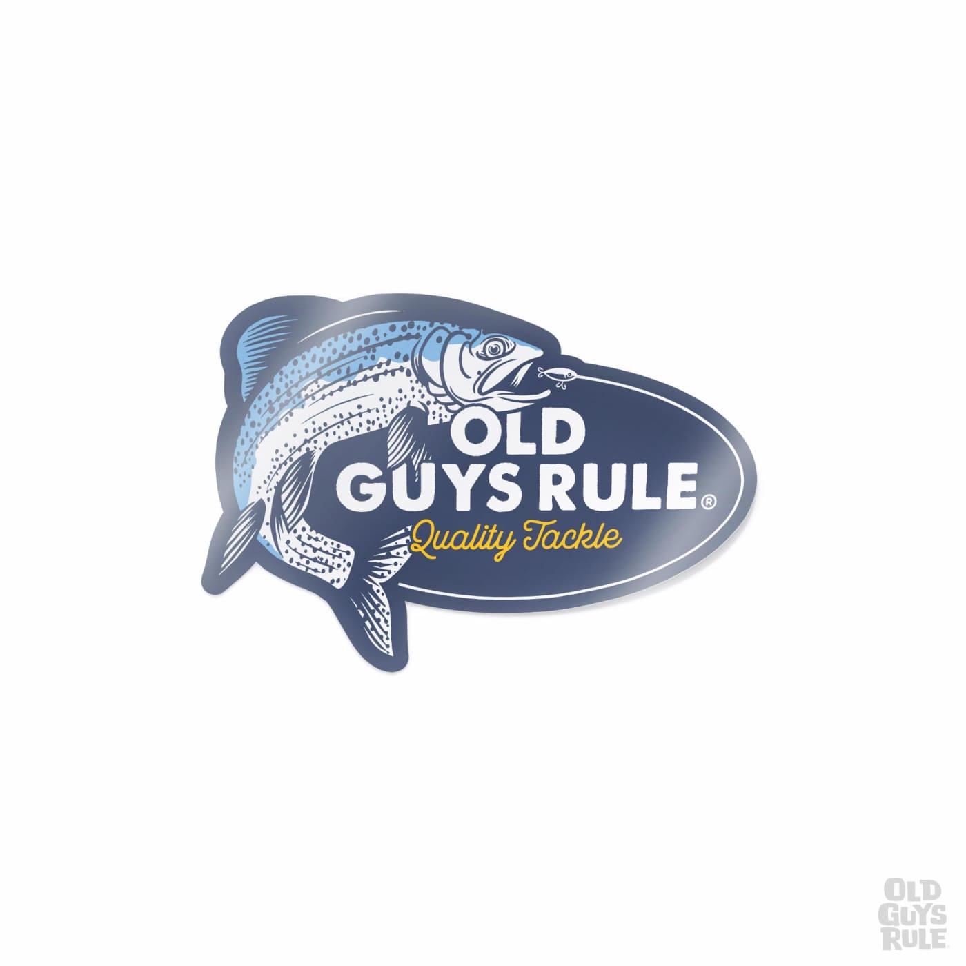 Old Guys Rule 'Quality Tackle' Decal
