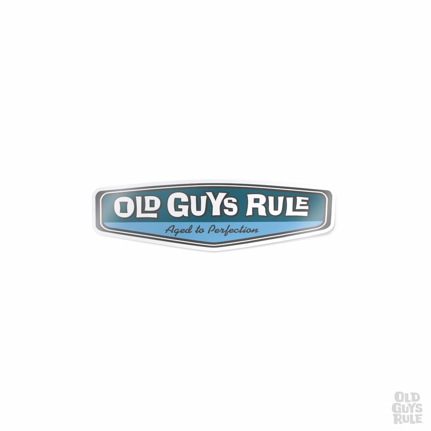 Old Guys Rule Rear View Decal
