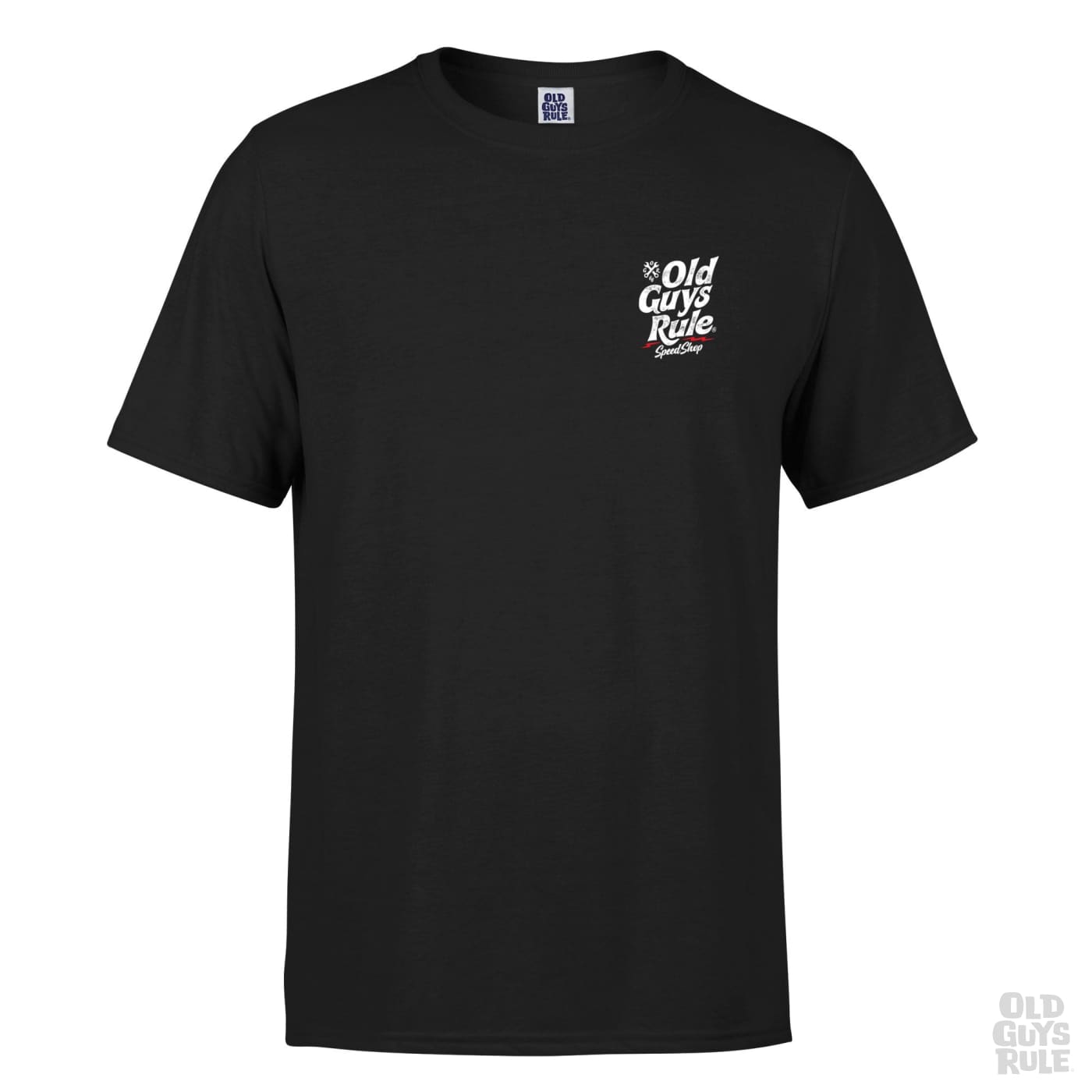 Old Guys Rule Speed Shop T-Shirt - Black