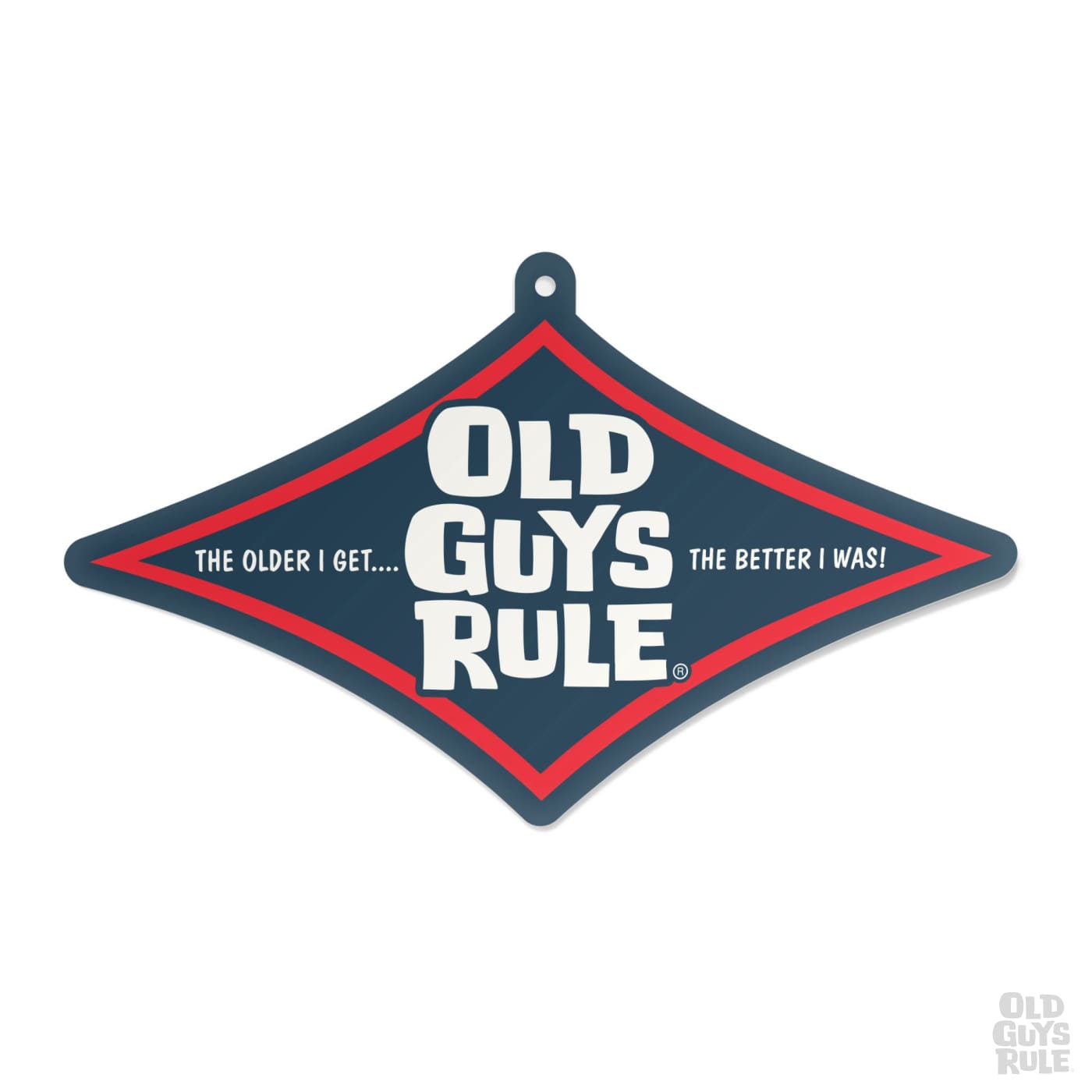Old Guys Rule Stacked Logo Air Freshener