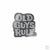 Old Guys Rule Stacked Logo Decal Metallic Silver