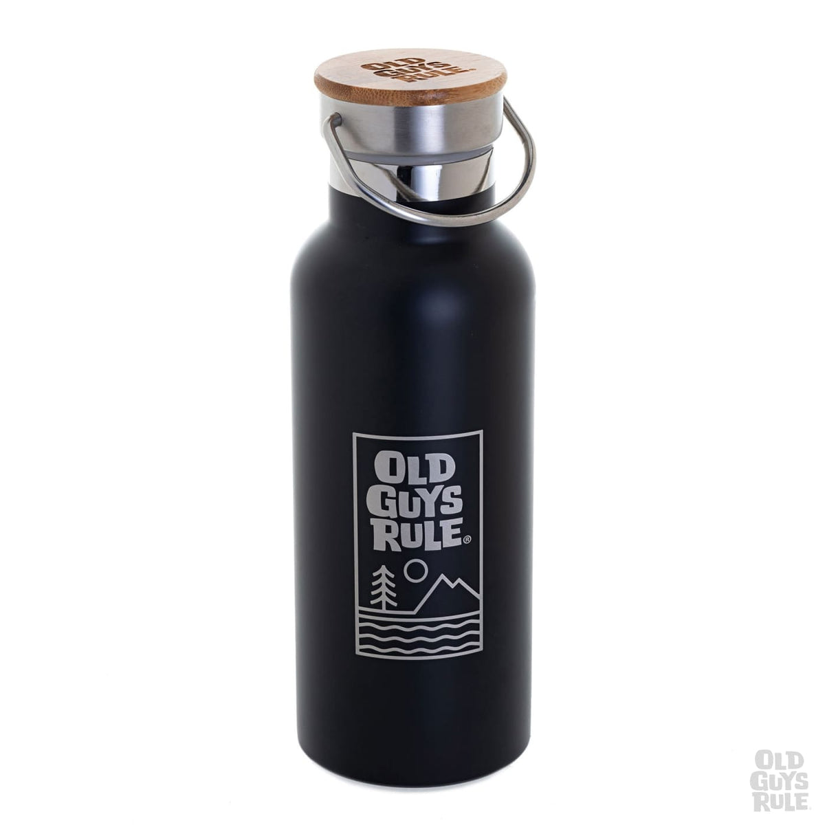 Old Guys Rule Summit &amp; Sea Vacuum Flask Black