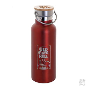 Old Guys Rule Summit & Sea Vacuum Flask Indium Red