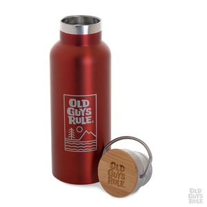 Old Guys Rule Summit & Sea Vacuum Flask Indium Red